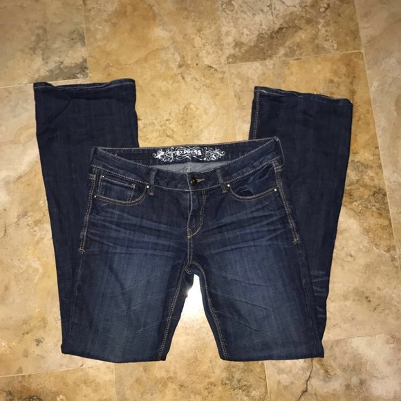 Express jeans boot cut low rise 6R. Never worn - Picture 4 of 8